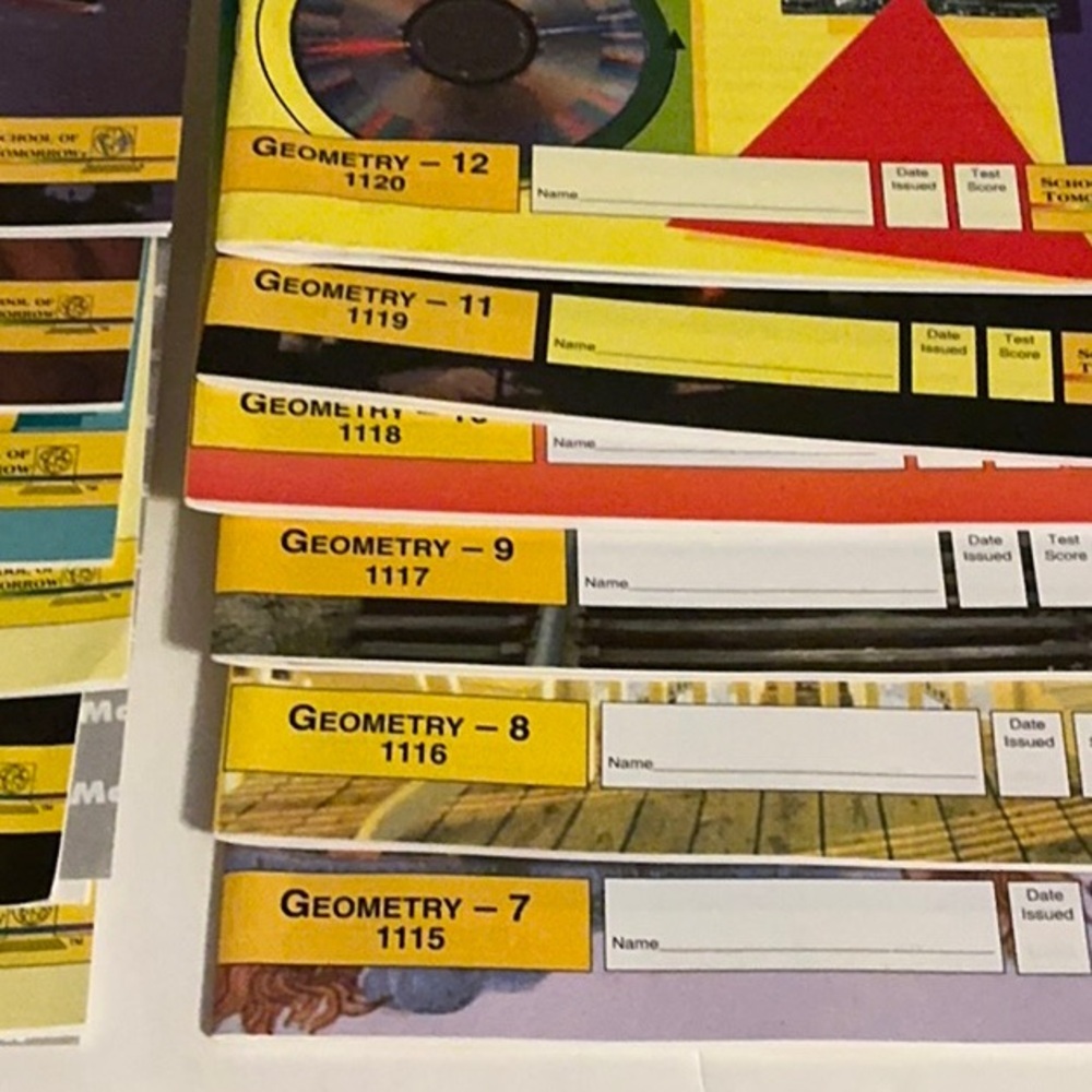 Accelerated Christian Education Geometry Books. - Picture 3 of 9